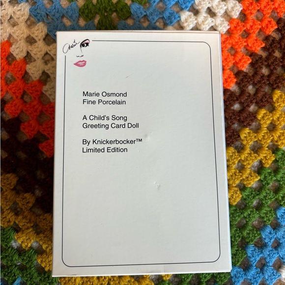 Marie Osmond " Greeting Card " Knickerbocker Doll In Box Jesus Loves Me vintage - Picture 3 of 3